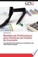 libro Medidas De Performance Para Carteras De Fondos De Inversión